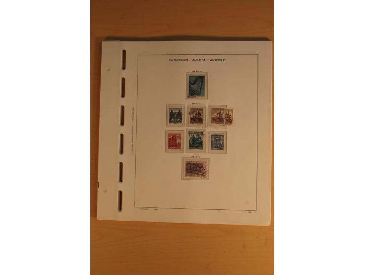 1850/1959, gestempelte Sammlung mit besseren Ausgaben und Porto im Album