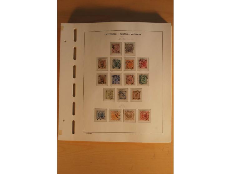 1850/1959, gestempelte Sammlung mit besseren Ausgaben und Porto im Album