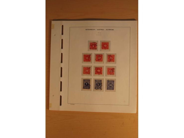 1850/1959, gestempelte Sammlung mit besseren Ausgaben und Porto im Album