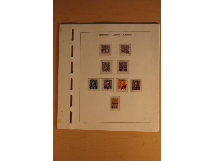 1850/1959, gestempelte Sammlung mit besseren Ausgaben und Porto im Album
