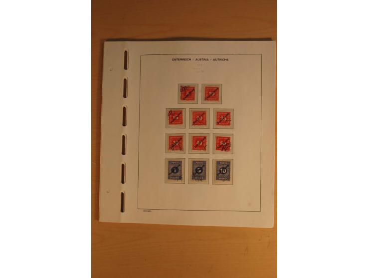 1850/1959, gestempelte Sammlung mit besseren Ausgaben und Porto im Album