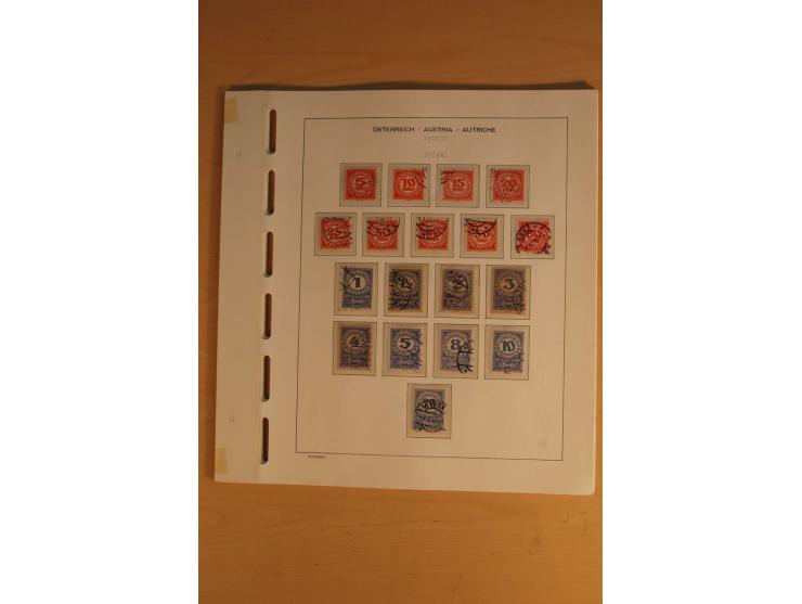 1850/1959, gestempelte Sammlung mit besseren Ausgaben und Porto im Album