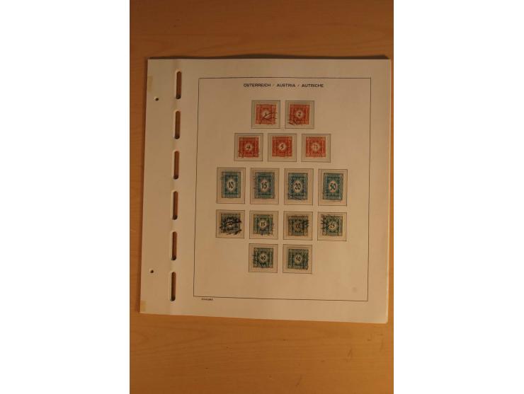 1850/1959, gestempelte Sammlung mit besseren Ausgaben und Porto im Album