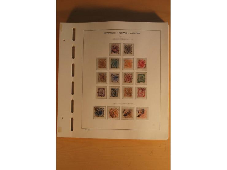 1850/1959, gestempelte Sammlung mit besseren Ausgaben und Porto im Album