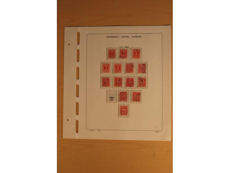 1850/1959, gestempelte Sammlung mit besseren Ausgaben und Porto im Album