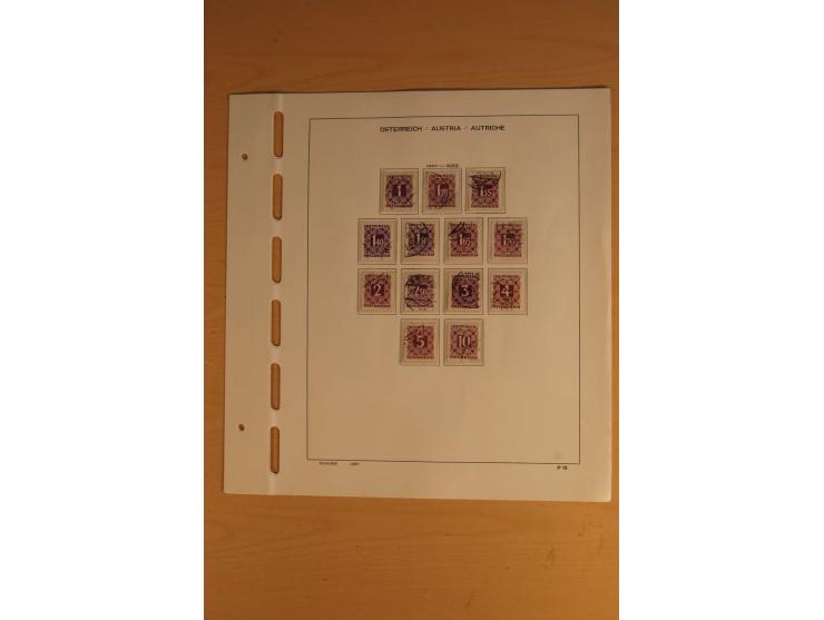 1850/1959, gestempelte Sammlung mit besseren Ausgaben und Porto im Album