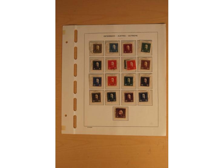 1850/1959, gestempelte Sammlung mit besseren Ausgaben und Porto im Album