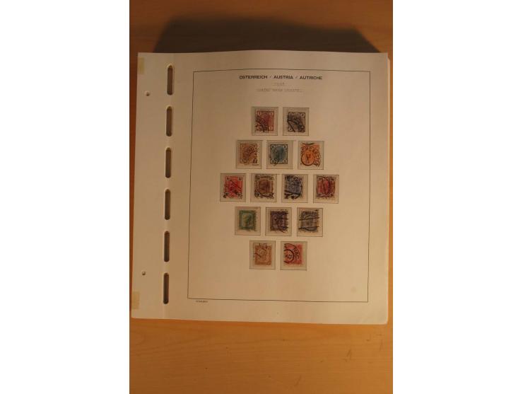 1850/1959, gestempelte Sammlung mit besseren Ausgaben und Porto im Album