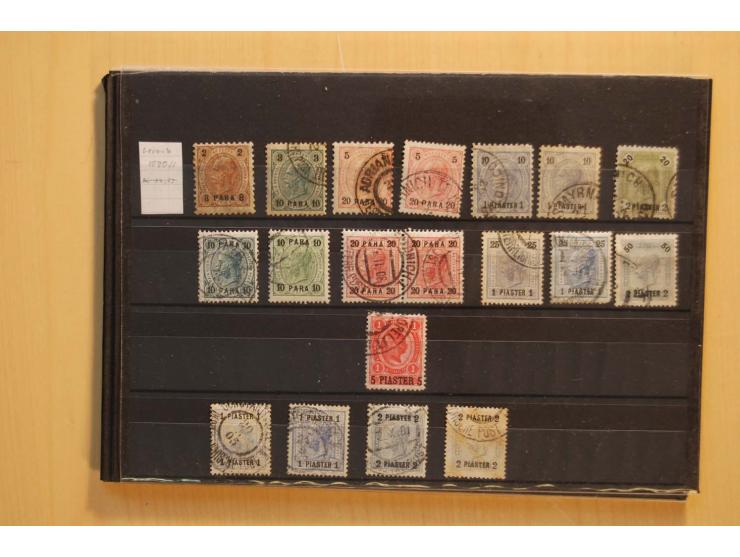 1850/1920, meist gestempelter Sammlungsposten auf Steckkarten, dabei Anfangsausgaben mehrfach mit klaren Entwertungen, dazu n