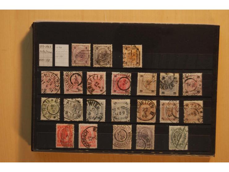 1850/1920, meist gestempelter Sammlungsposten auf Steckkarten, dabei Anfangsausgaben mehrfach mit klaren Entwertungen, dazu n