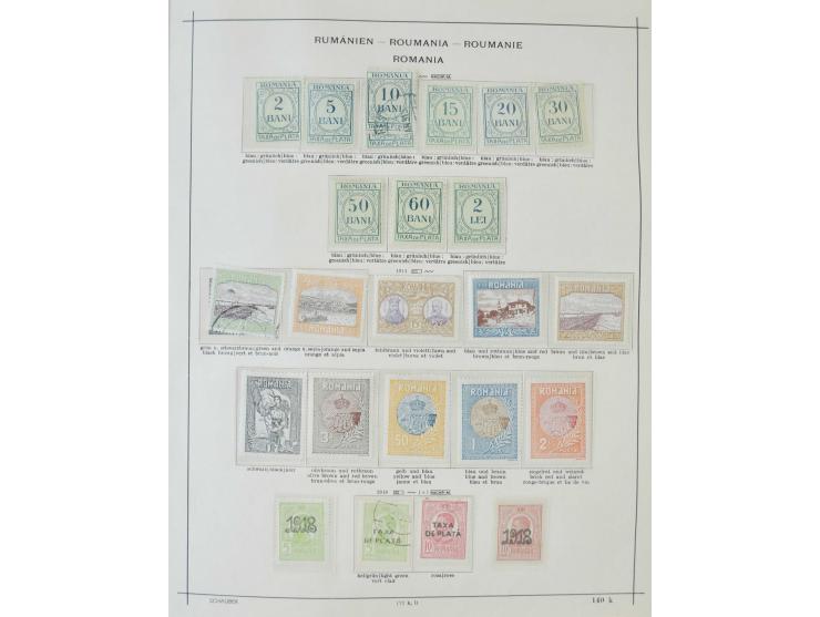 1862/1942, ungebrauchte und gestempelte Sammlung mit guten Sätzen und Blocks im Schaubek-Album