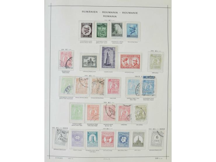 1862/1942, ungebrauchte und gestempelte Sammlung mit guten Sätzen und Blocks im Schaubek-Album