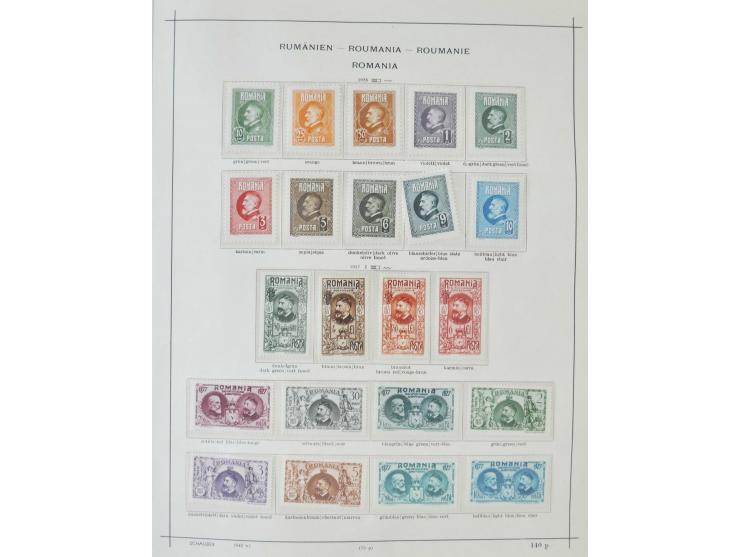 1862/1942, ungebrauchte und gestempelte Sammlung mit guten Sätzen und Blocks im Schaubek-Album