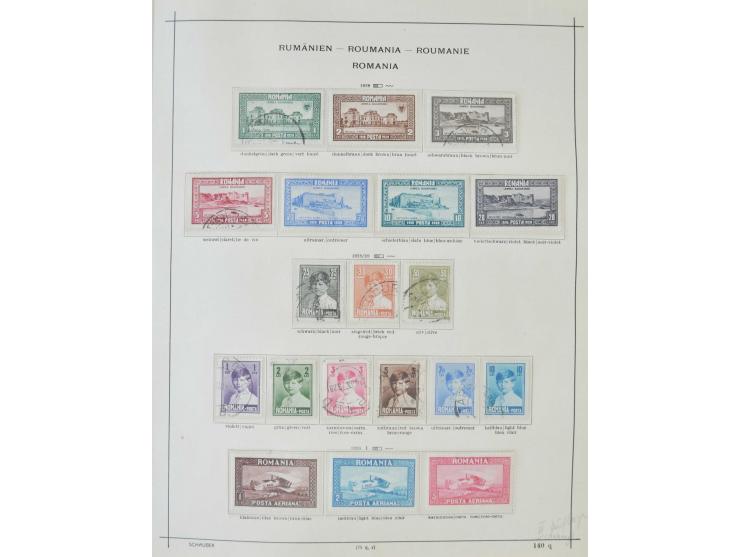 1862/1942, ungebrauchte und gestempelte Sammlung mit guten Sätzen und Blocks im Schaubek-Album