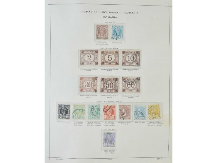 1862/1942, ungebrauchte und gestempelte Sammlung mit guten Sätzen und Blocks im Schaubek-Album