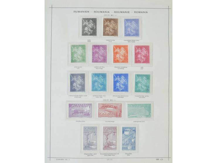 1862/1942, ungebrauchte und gestempelte Sammlung mit guten Sätzen und Blocks im Schaubek-Album