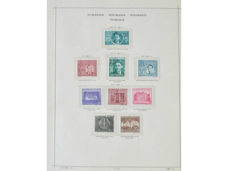 1862/1942, ungebrauchte und gestempelte Sammlung mit guten Sätzen und Blocks im Schaubek-Album