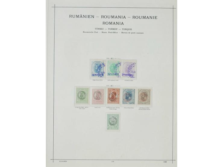 1862/1942, ungebrauchte und gestempelte Sammlung mit guten Sätzen und Blocks im Schaubek-Album