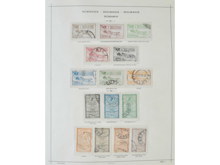 1862/1942, ungebrauchte und gestempelte Sammlung mit guten Sätzen und Blocks im Schaubek-Album