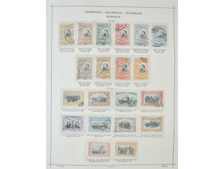 1862/1942, ungebrauchte und gestempelte Sammlung mit guten Sätzen und Blocks im Schaubek-Album