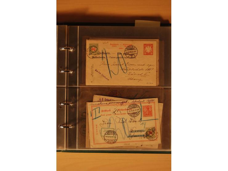 PORTOMARKEN: 1878/1938 (ca.), Sammlung Nachporto mit 113 Briefen und Karten, dabei eine Fülle von interessanten Stücken, ganz