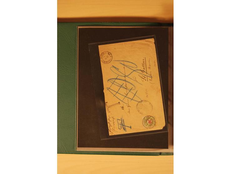 PORTOMARKEN: 1878/1938 (ca.), Sammlung Nachporto mit 113 Briefen und Karten, dabei eine Fülle von interessanten Stücken, ganz