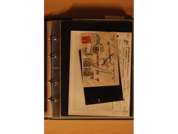 PORTOMARKEN: 1878/1938 (ca.), Sammlung Nachporto mit 113 Briefen und Karten, dabei eine Fülle von interessanten Stücken, ganz