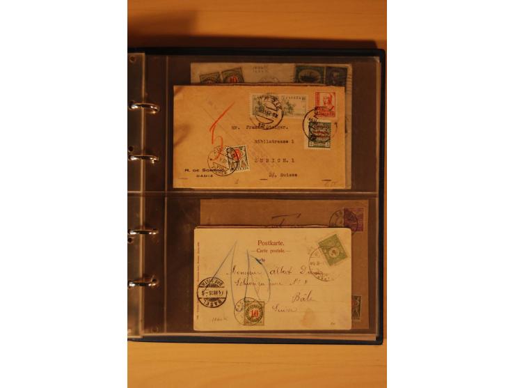 PORTOMARKEN: 1878/1938 (ca.), Sammlung Nachporto mit 113 Briefen und Karten, dabei eine Fülle von interessanten Stücken, ganz