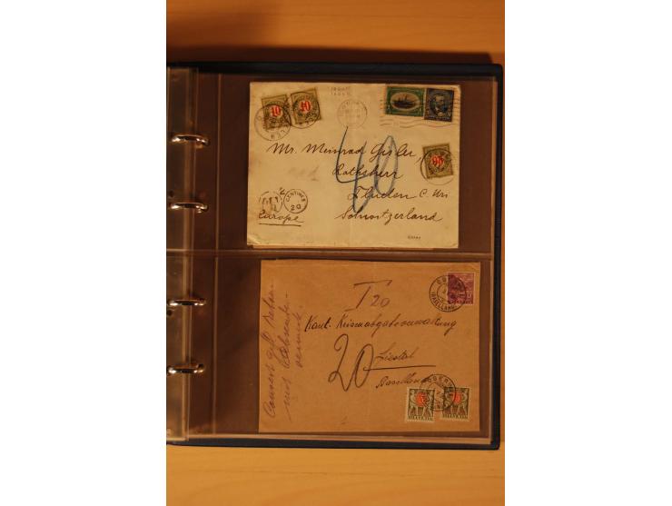 PORTOMARKEN: 1878/1938 (ca.), Sammlung Nachporto mit 113 Briefen und Karten, dabei eine Fülle von interessanten Stücken, ganz