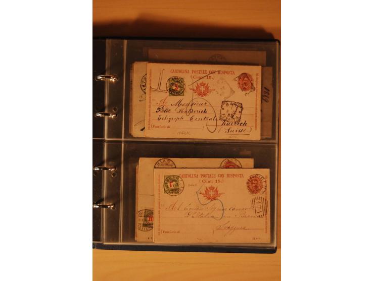 PORTOMARKEN: 1878/1938 (ca.), Sammlung Nachporto mit 113 Briefen und Karten, dabei eine Fülle von interessanten Stücken, ganz
