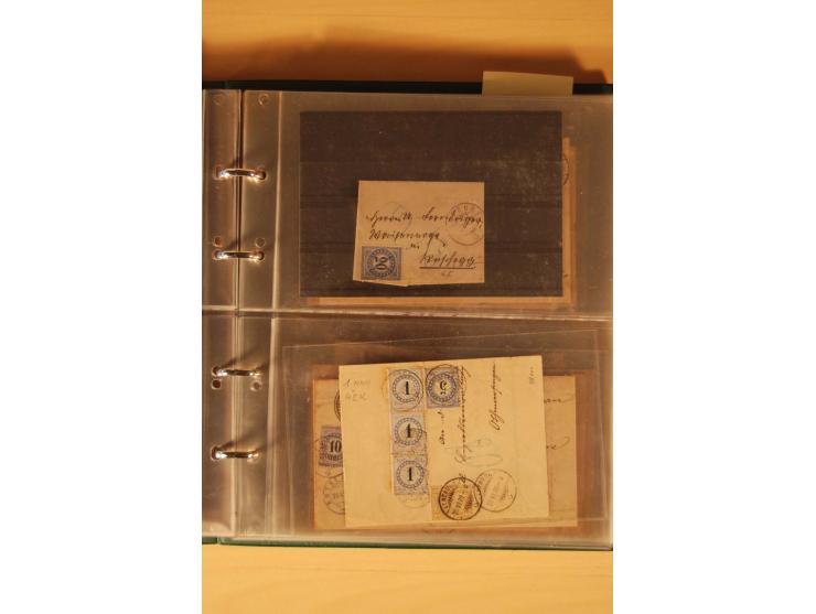 PORTOMARKEN: 1878/1938 (ca.), Sammlung Nachporto mit 113 Briefen und Karten, dabei eine Fülle von interessanten Stücken, ganz