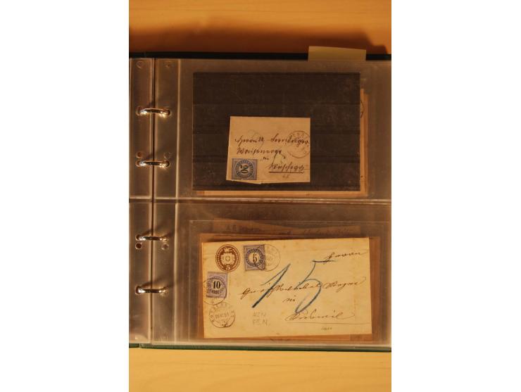 PORTOMARKEN: 1878/1938 (ca.), Sammlung Nachporto mit 113 Briefen und Karten, dabei eine Fülle von interessanten Stücken, ganz