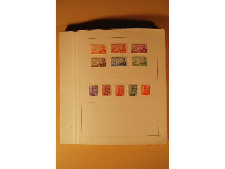 1926/88, ungebrauchte und gestempelte Sammlung, dazu einige andere Länder
