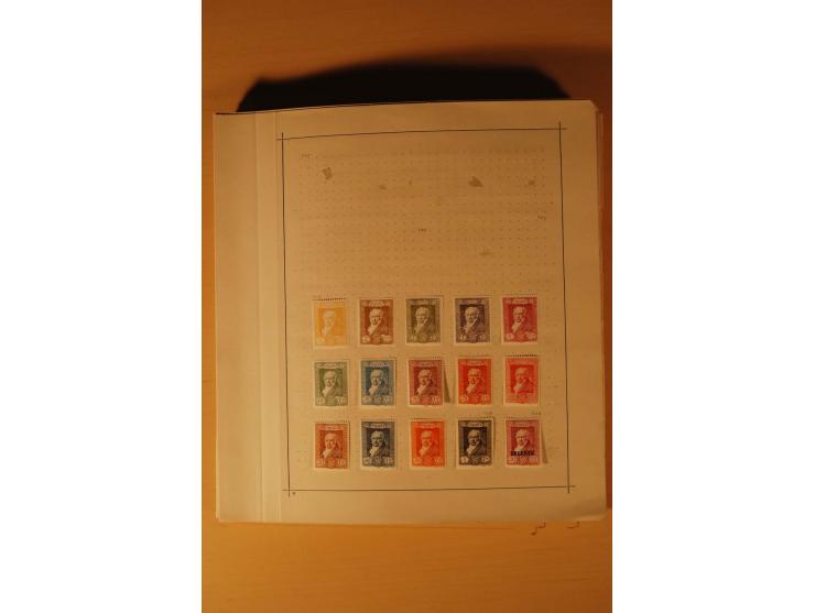 1926/88, ungebrauchte und gestempelte Sammlung, dazu einige andere Länder