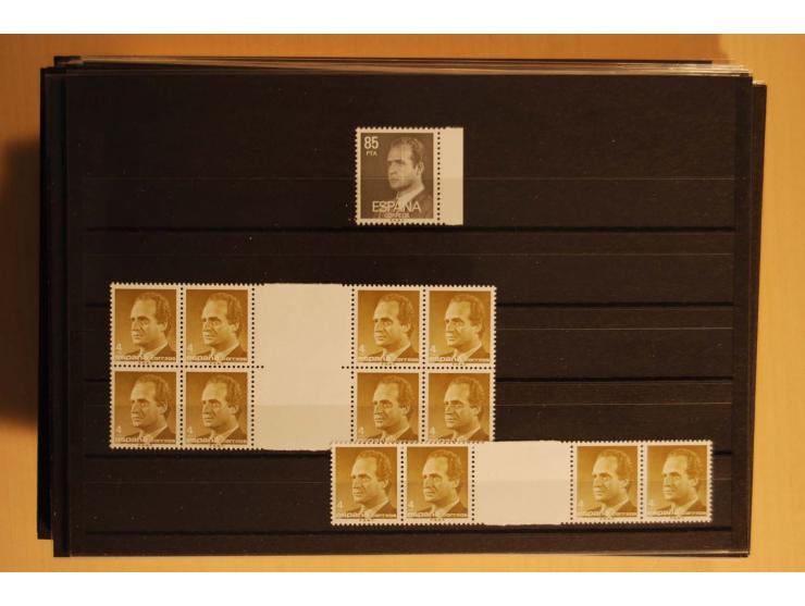1981/89, postfrische Partie Abarten, vielfach mit Fotoattest Graus