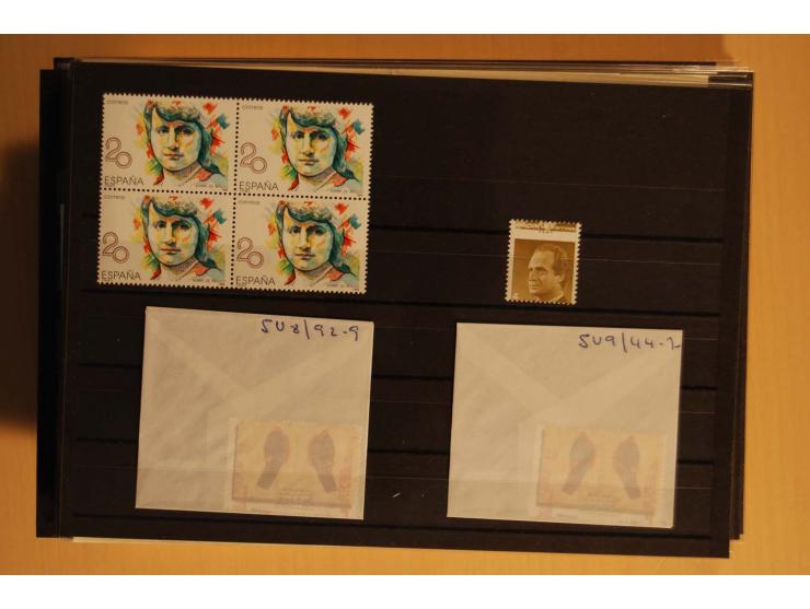 1981/89, postfrische Partie Abarten, vielfach mit Fotoattest Graus