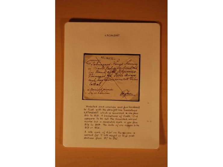 1610/1877, Sammlung Alt-, Vorphila- und Dienstbriefe, dabei 1610, Petition von Thomas Acs, adressiert an König Matthias II (R