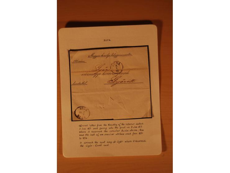 1610/1877, Sammlung Alt-, Vorphila- und Dienstbriefe, dabei 1610, Petition von Thomas Acs, adressiert an König Matthias II (R