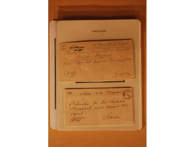 1610/1877, Sammlung Alt-, Vorphila- und Dienstbriefe, dabei 1610, Petition von Thomas Acs, adressiert an König Matthias II (R