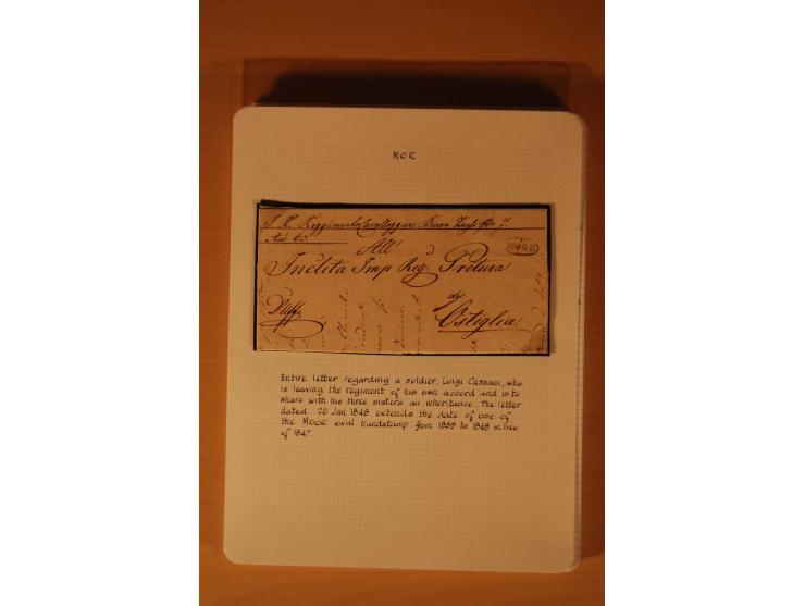 1610/1877, Sammlung Alt-, Vorphila- und Dienstbriefe, dabei 1610, Petition von Thomas Acs, adressiert an König Matthias II (R