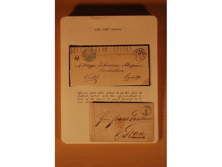 1610/1877, Sammlung Alt-, Vorphila- und Dienstbriefe, dabei 1610, Petition von Thomas Acs, adressiert an König Matthias II (R