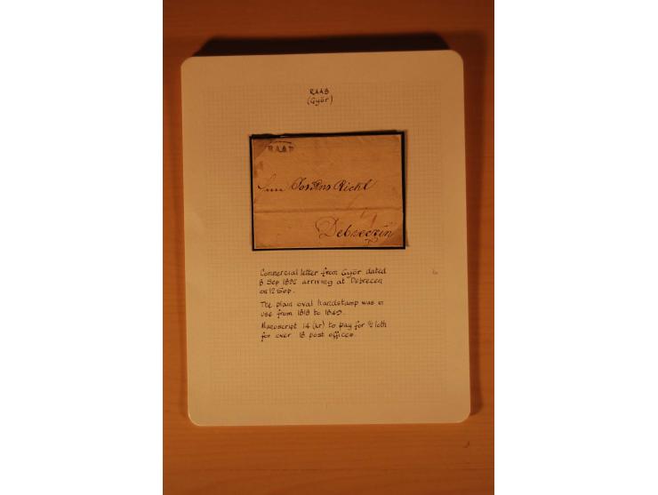 1610/1877, Sammlung Alt-, Vorphila- und Dienstbriefe, dabei 1610, Petition von Thomas Acs, adressiert an König Matthias II (R
