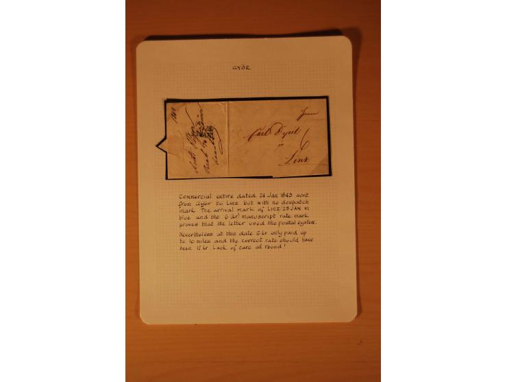 1610/1877, Sammlung Alt-, Vorphila- und Dienstbriefe, dabei 1610, Petition von Thomas Acs, adressiert an König Matthias II (R