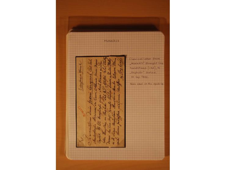 1610/1877, Sammlung Alt-, Vorphila- und Dienstbriefe, dabei 1610, Petition von Thomas Acs, adressiert an König Matthias II (R