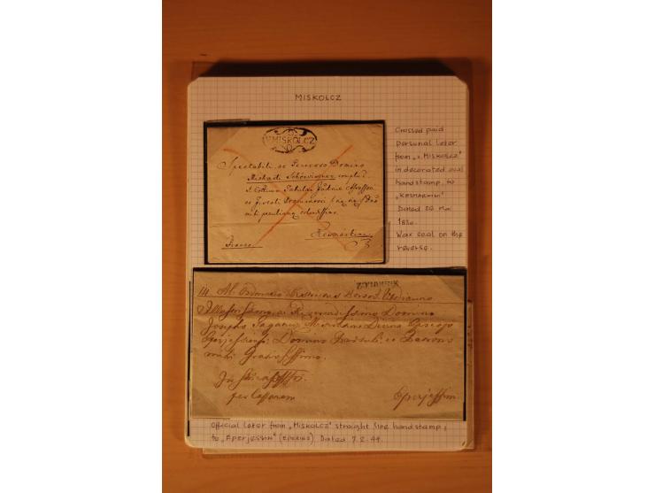 1610/1877, Sammlung Alt-, Vorphila- und Dienstbriefe, dabei 1610, Petition von Thomas Acs, adressiert an König Matthias II (R