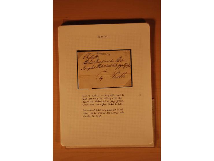 1610/1877, Sammlung Alt-, Vorphila- und Dienstbriefe, dabei 1610, Petition von Thomas Acs, adressiert an König Matthias II (R