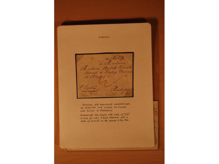 1610/1877, Sammlung Alt-, Vorphila- und Dienstbriefe, dabei 1610, Petition von Thomas Acs, adressiert an König Matthias II (R