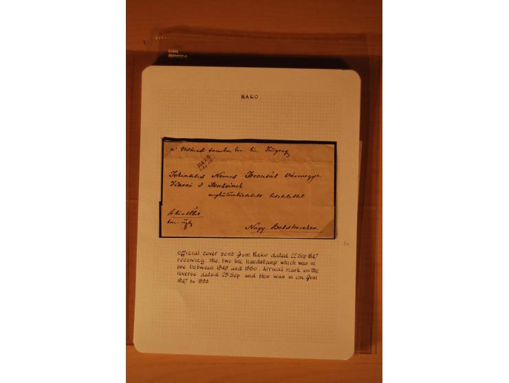 1610/1877, Sammlung Alt-, Vorphila- und Dienstbriefe, dabei 1610, Petition von Thomas Acs, adressiert an König Matthias II (R