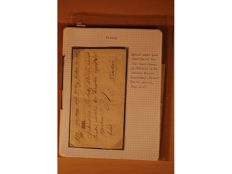 1610/1877, Sammlung Alt-, Vorphila- und Dienstbriefe, dabei 1610, Petition von Thomas Acs, adressiert an König Matthias II (R