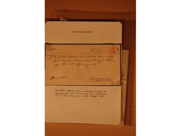 1610/1877, Sammlung Alt-, Vorphila- und Dienstbriefe, dabei 1610, Petition von Thomas Acs, adressiert an König Matthias II (R